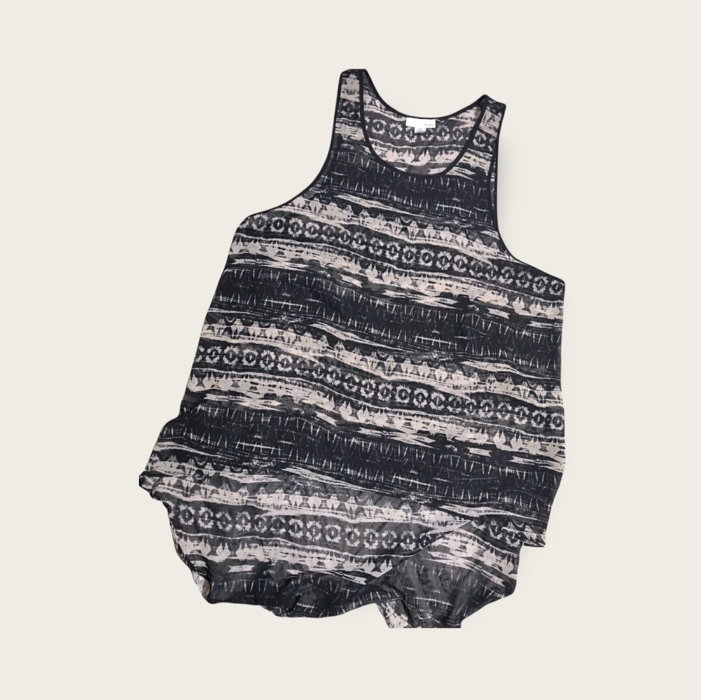 Garage small top tank oversized sheer